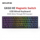 GK68HE 8K Magnetic Gaming Keyboard USB Wired ABS Case
